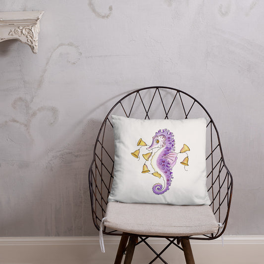 Seahorse Bells Pillow