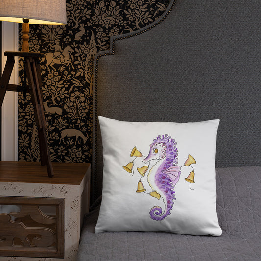 Seahorse Bells Pillow