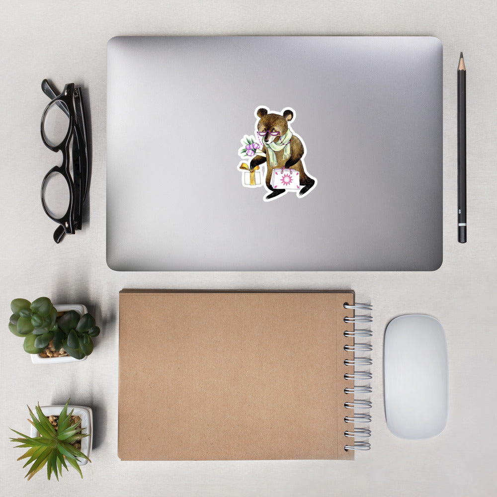 Boutique Bear Sticker