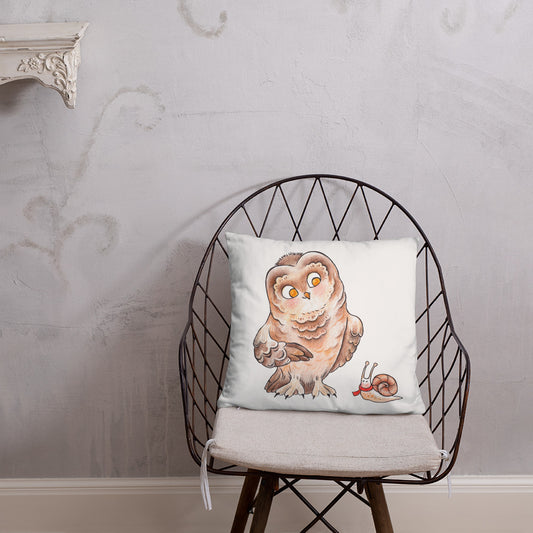 Owl's Friend Pillow