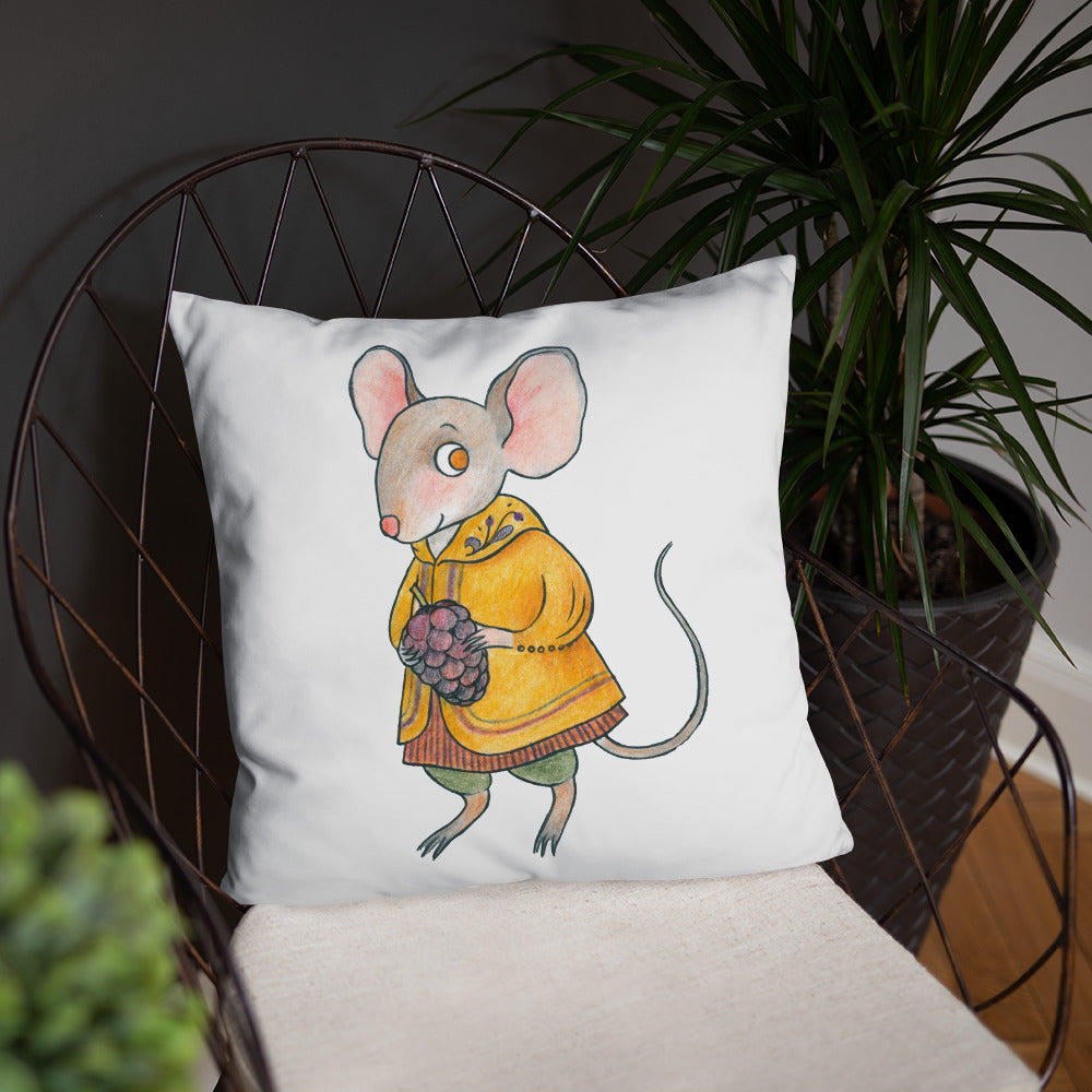 Mulberry Mouse Pillow