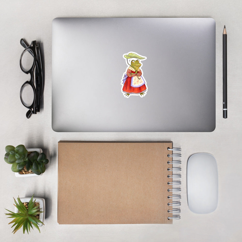 Whimsical Toad Sticker