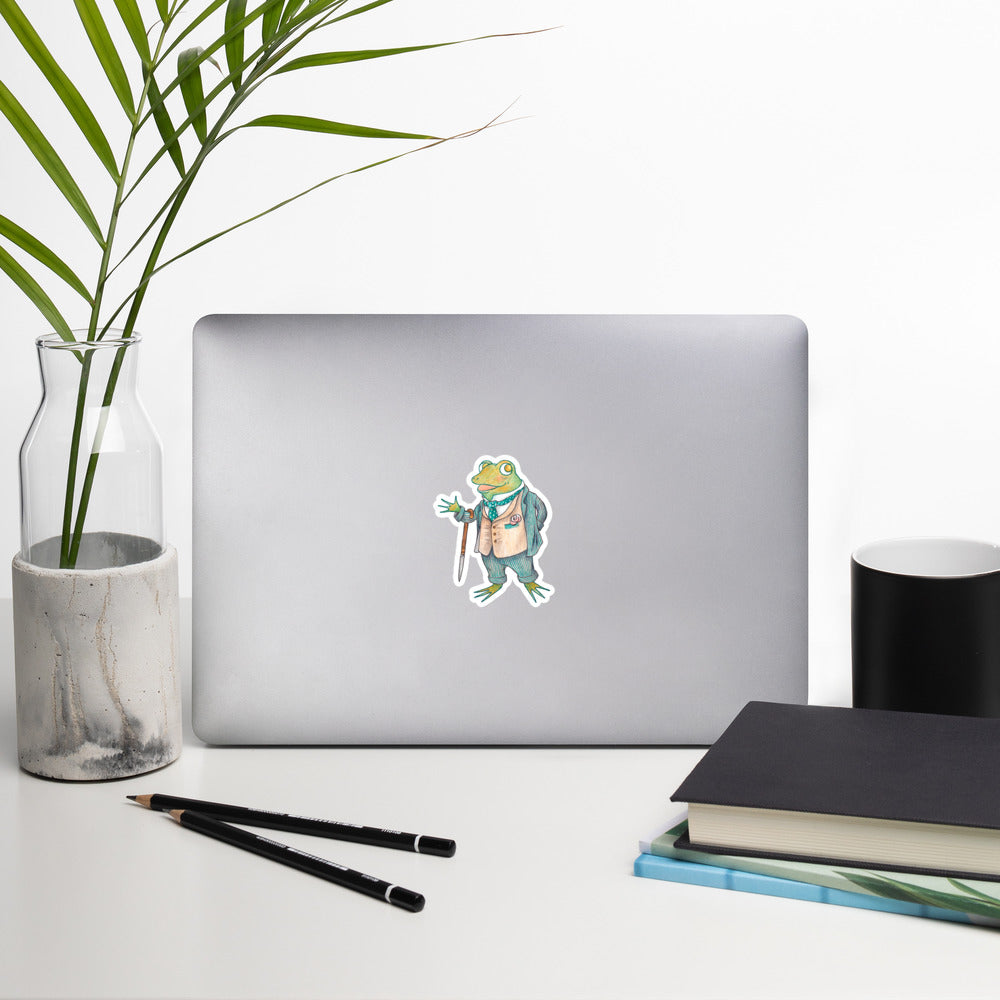 Eloquent Frog Sticker