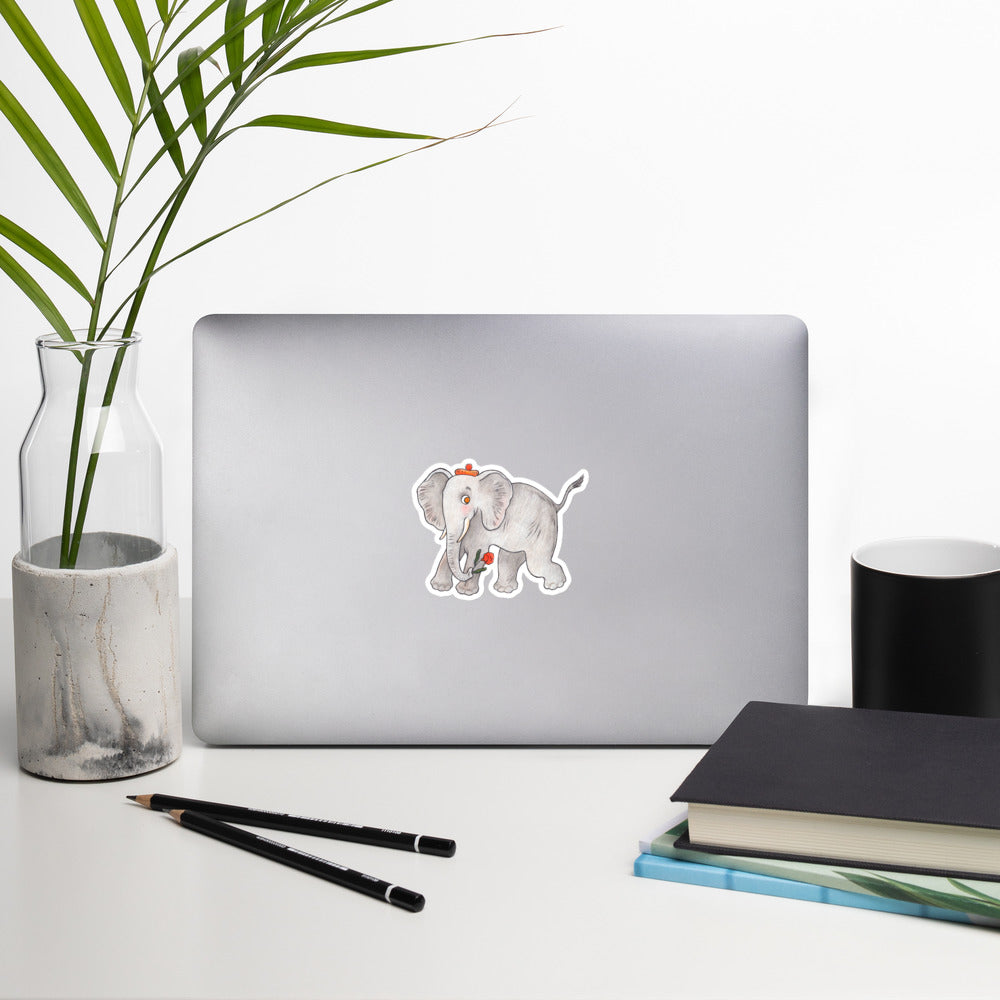 Friendly Elephant Sticker