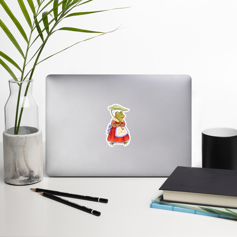 Whimsical Toad Sticker