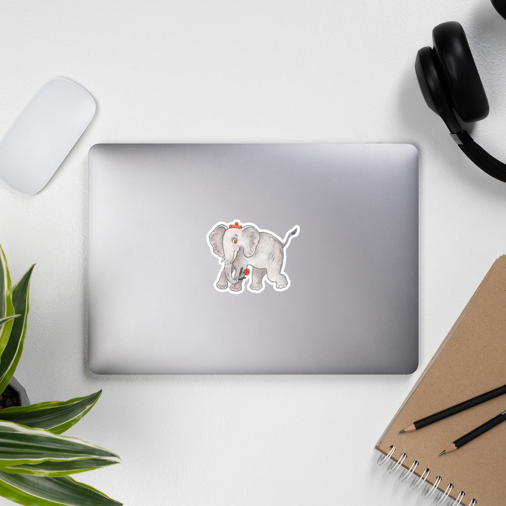 Friendly Elephant Sticker