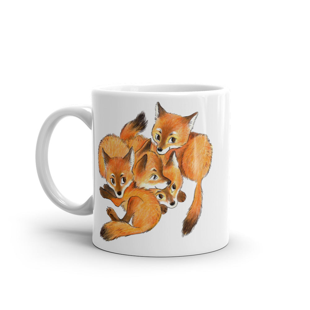 Four Little Foxes Mug